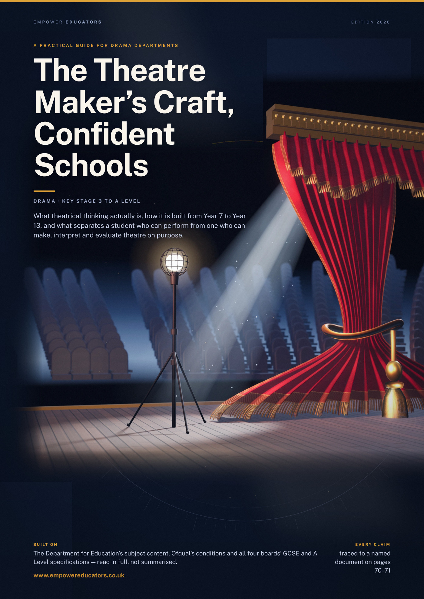 Cover of The Theatre Maker’s Craft, Confident Schools