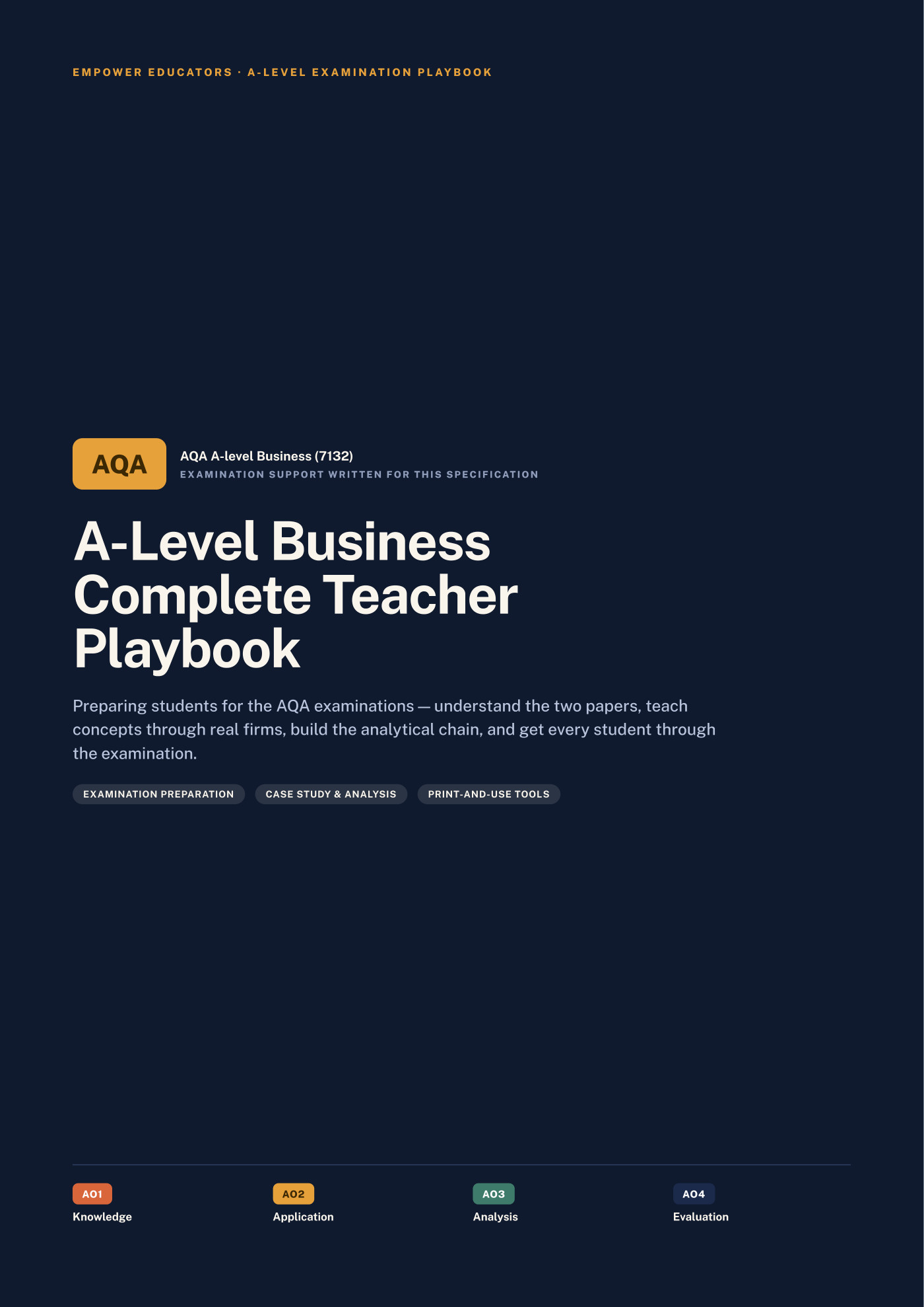 Cover of A Level Business — AQA