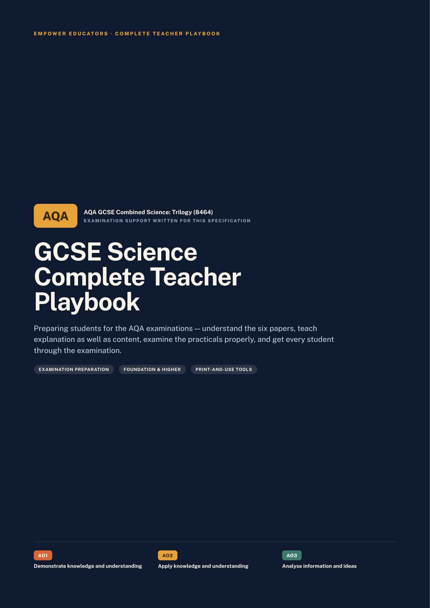 Cover of GCSE Science — AQA