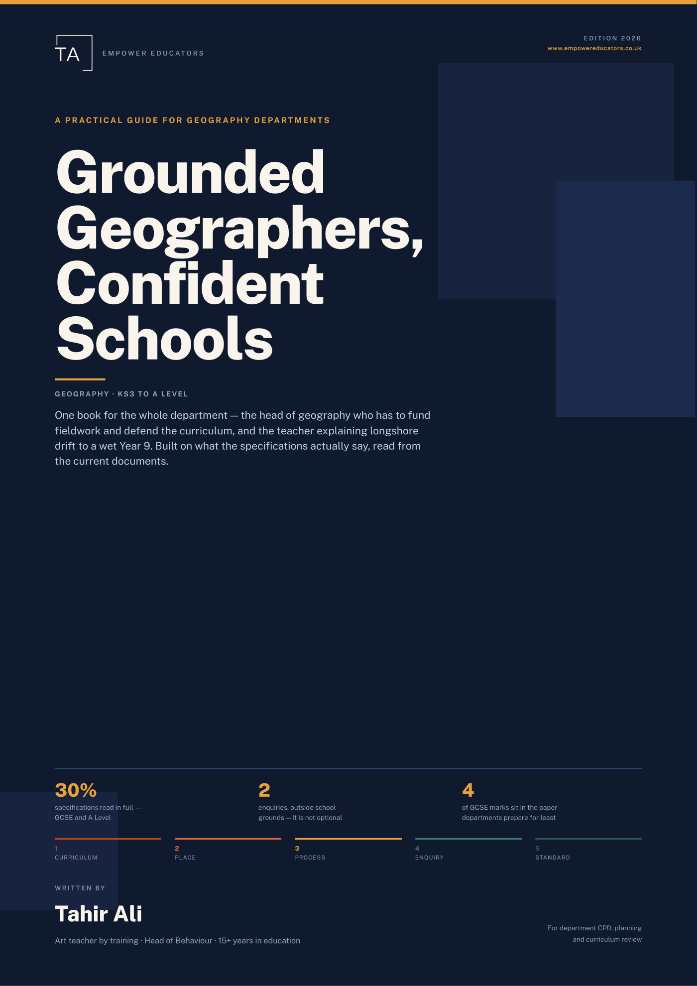 Cover of Grounded Geographers, Confident Schools