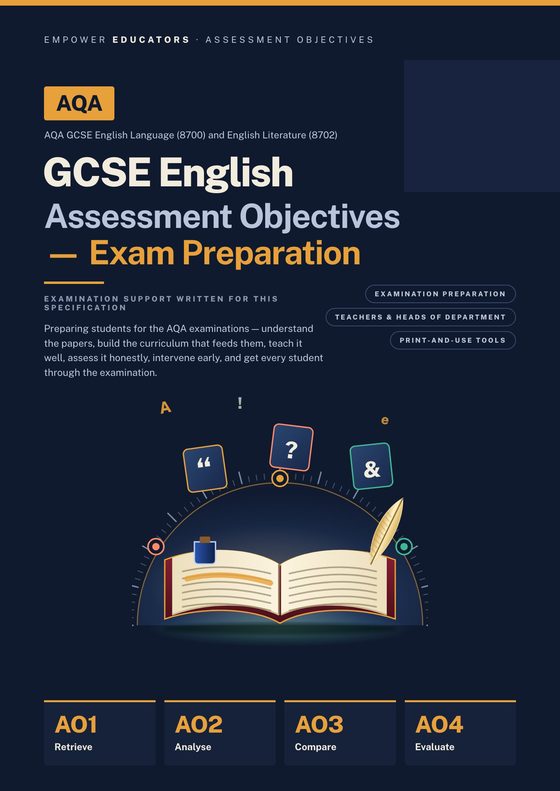 Cover of AQA GCSE English Assessment Objectives — Exam Preparation