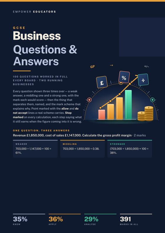 Cover of GCSE Business Questions & Answers