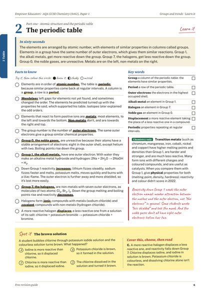 Page 6 of the guide: Topic 2: Learn it