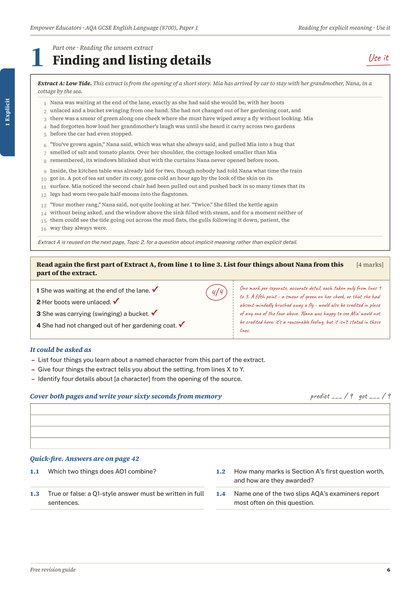 Page 6 of the guide: Topic 1: Use it