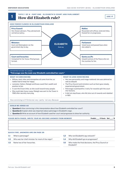 Page 6 of the guide: Topic 1: Use it