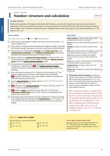 Page 4 of the guide: Topic 1: Learn it