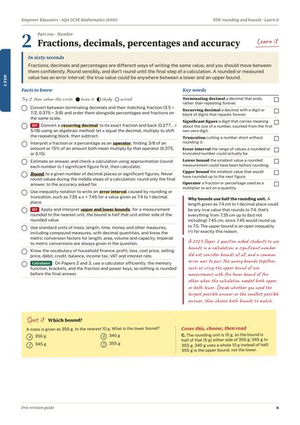 Page 6 of the guide: Topic 2: Learn it