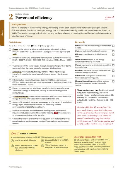 Page 6 of the guide: Topic 2: Learn it