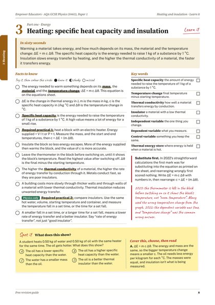 Page 8 of the guide: Topic 3: Learn it