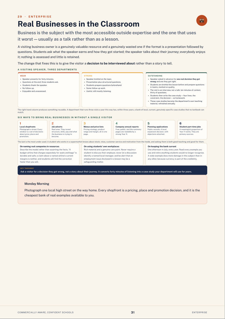 Page 31 of Commercially Aware, Confident Schools