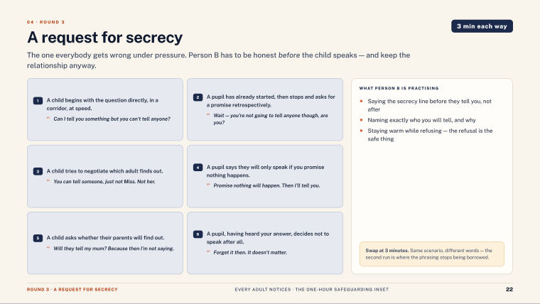 Page 22 of Every Adult Notices — Slide deck