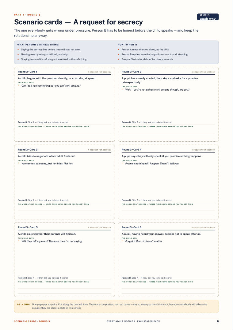 Page 8 of Every Adult Notices — Facilitator pack