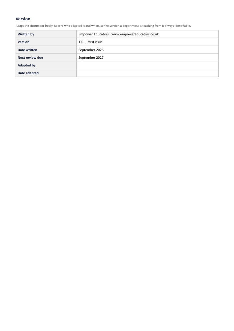 Page 3 of An Inspector Calls: The Complete Teacher Pack