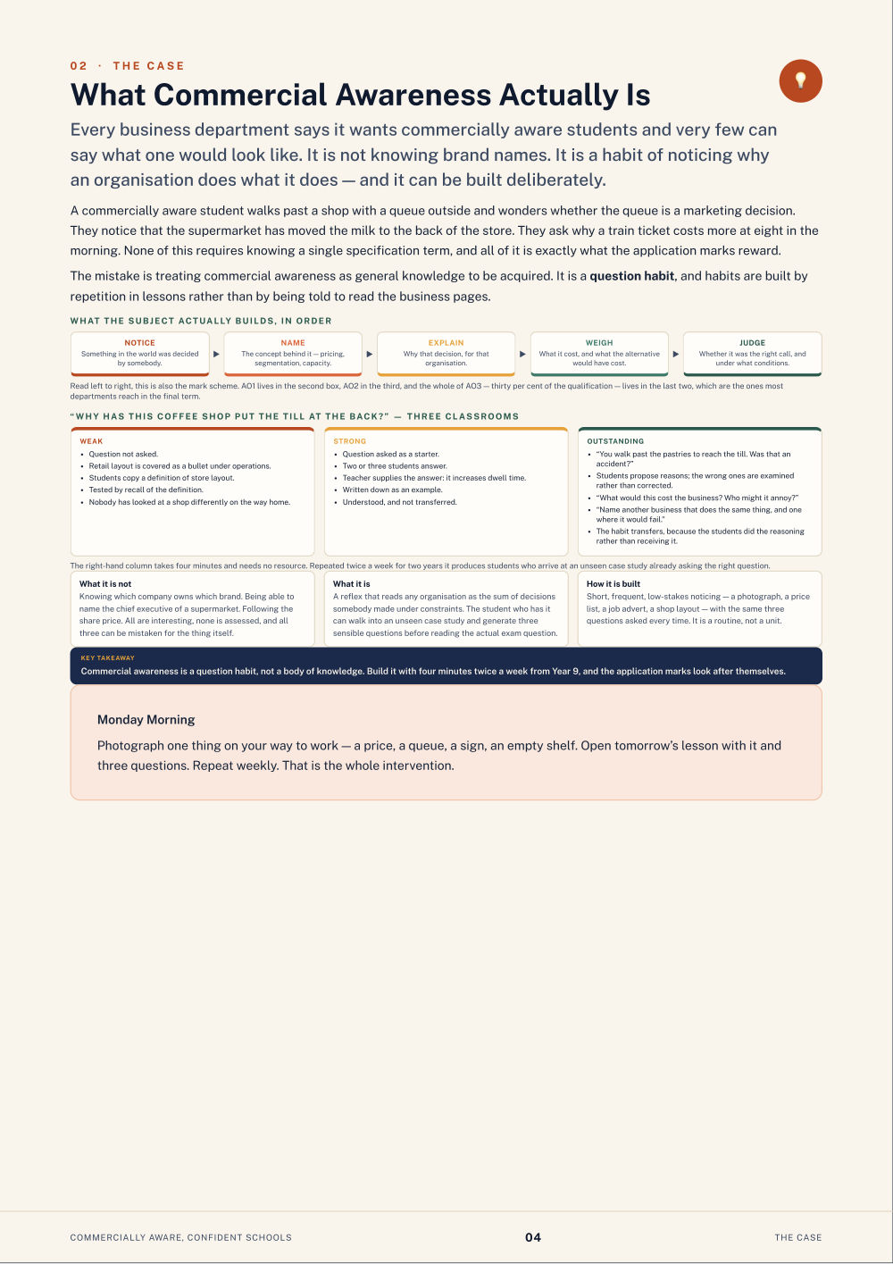 Page 4 of Commercially Aware, Confident Schools