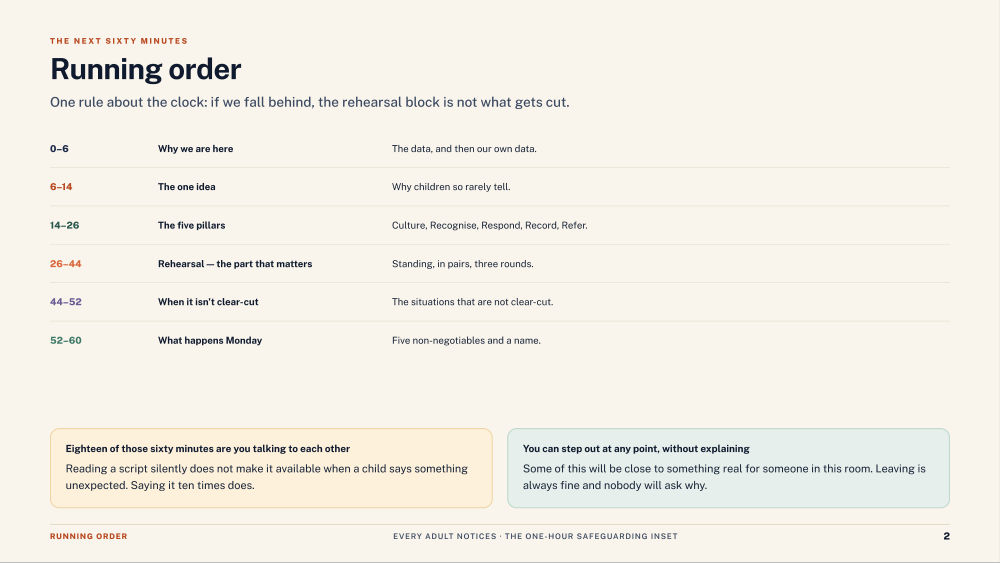 Page 2 of Every Adult Notices — Slide deck