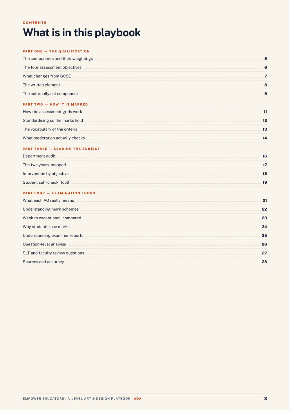 Page 3 of A Level Art & Design — AQA
