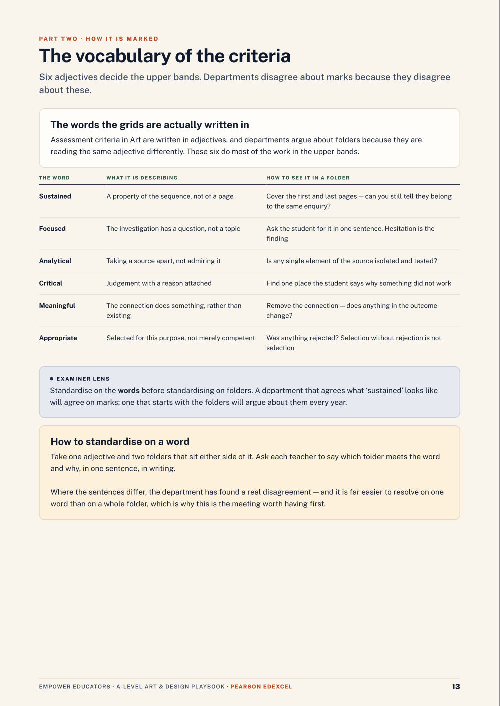 Page 13 of A Level Art & Design — Pearson Edexcel