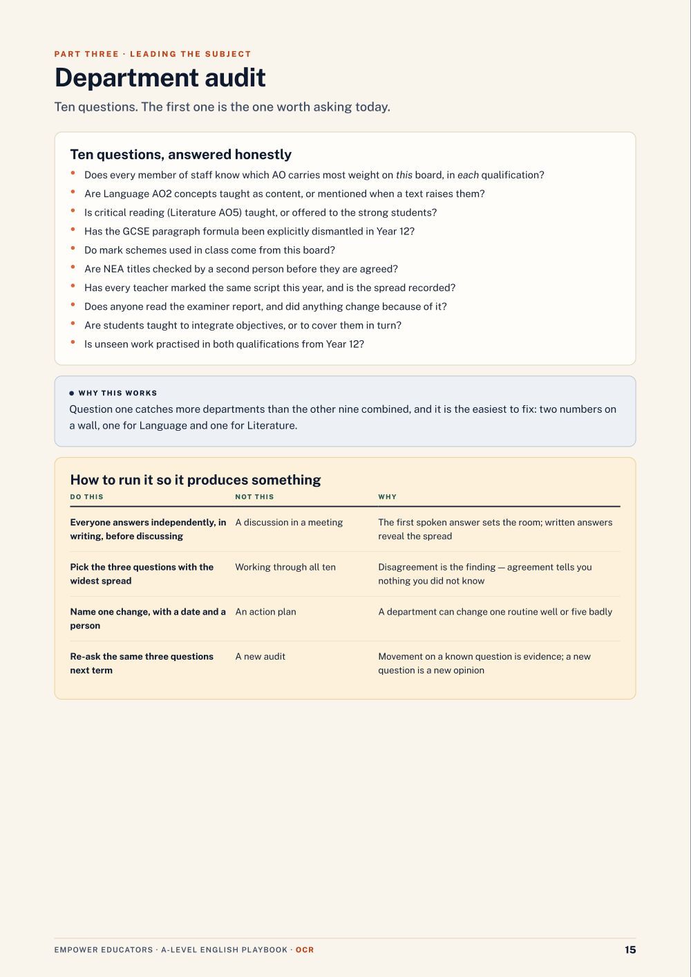 Page 15 of A Level English — OCR