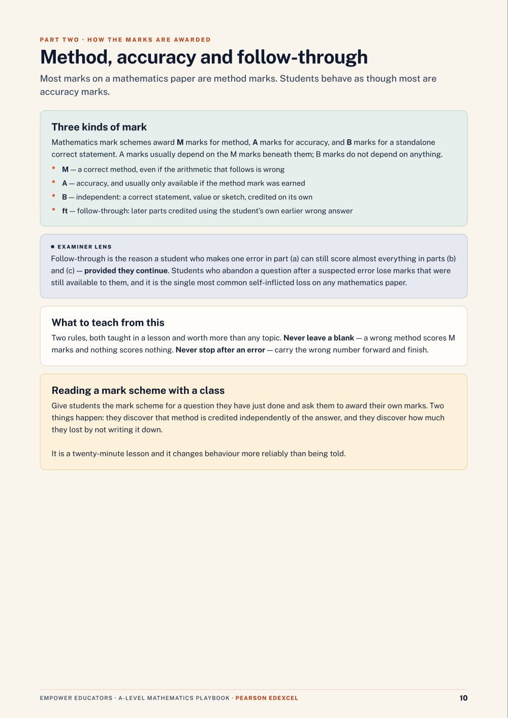 Page 10 of A Level Mathematics — Pearson Edexcel