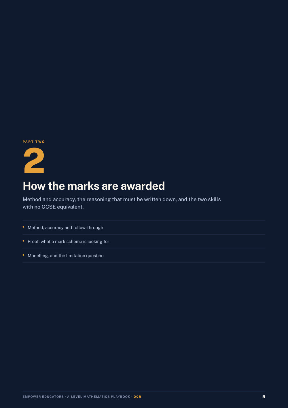 Page 9 of A Level Mathematics — OCR