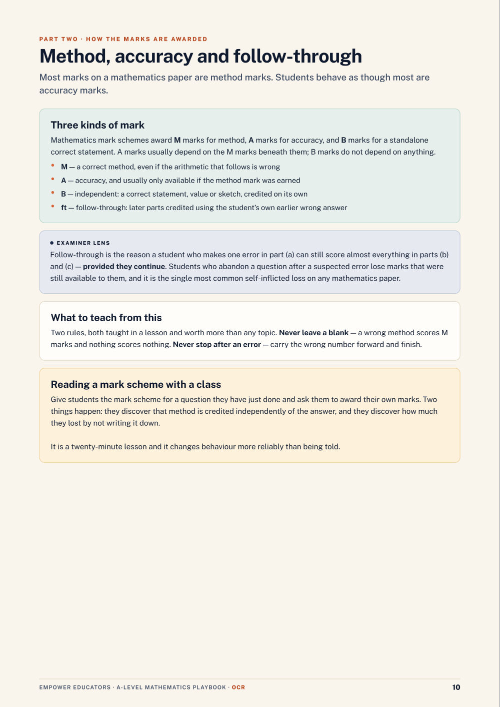 Page 10 of A Level Mathematics — OCR