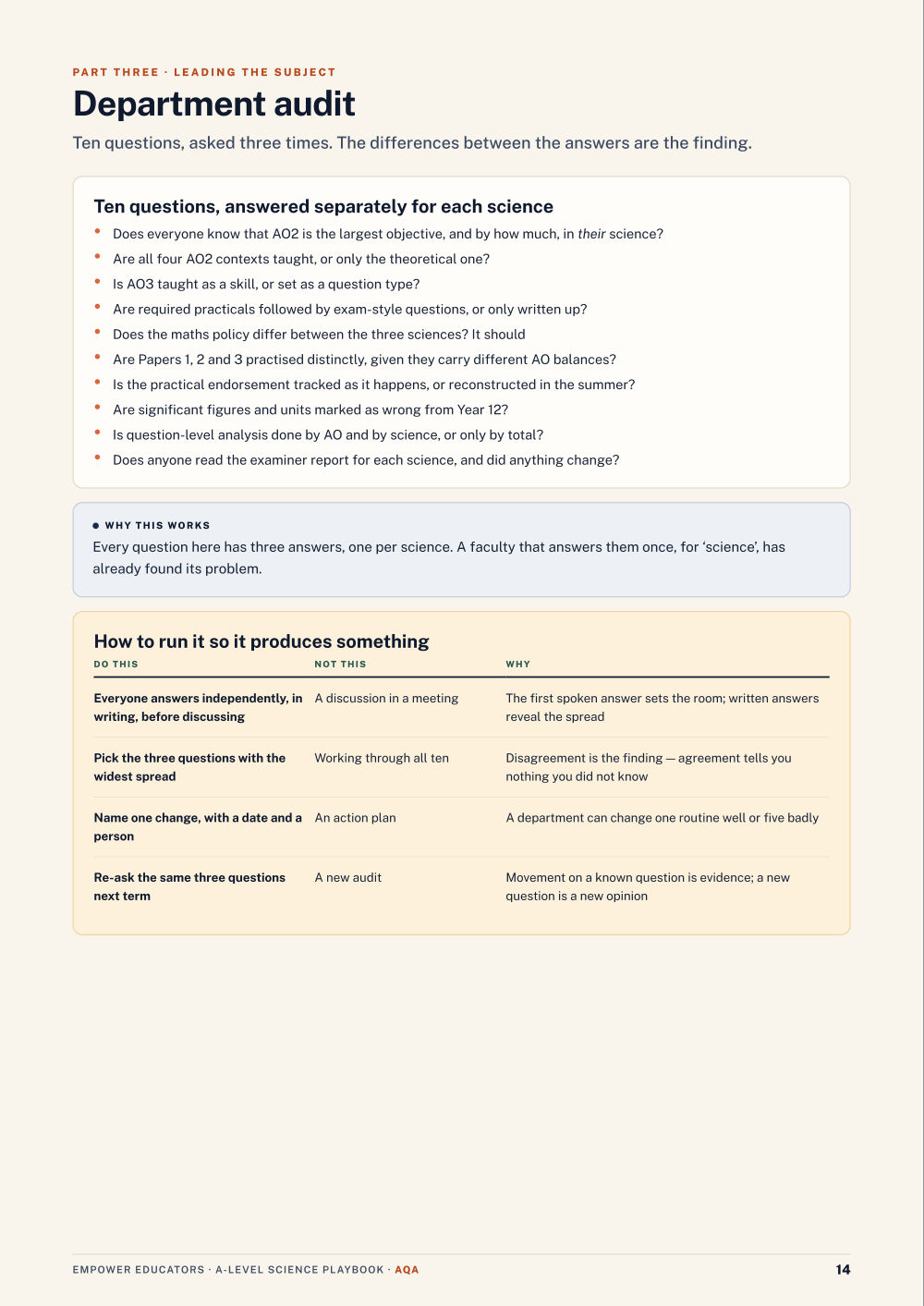Page 14 of A Level Science — AQA