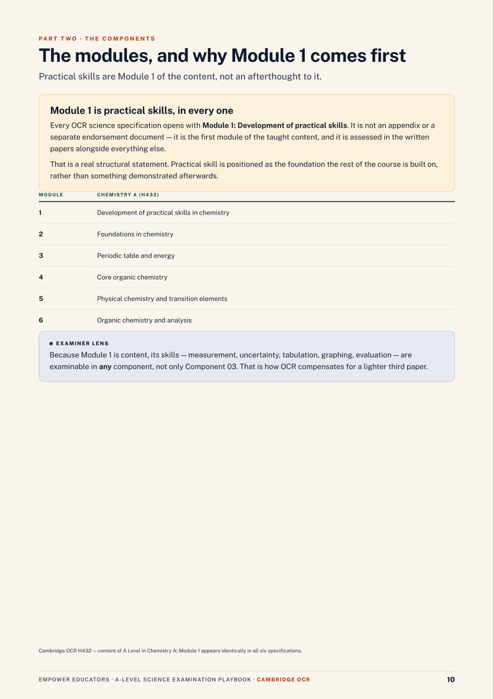 Page 10 of A Level Science — OCR