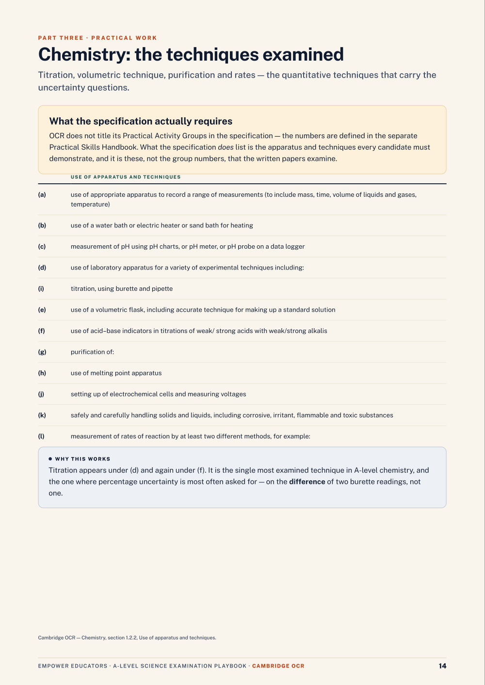 Page 14 of A Level Science — OCR