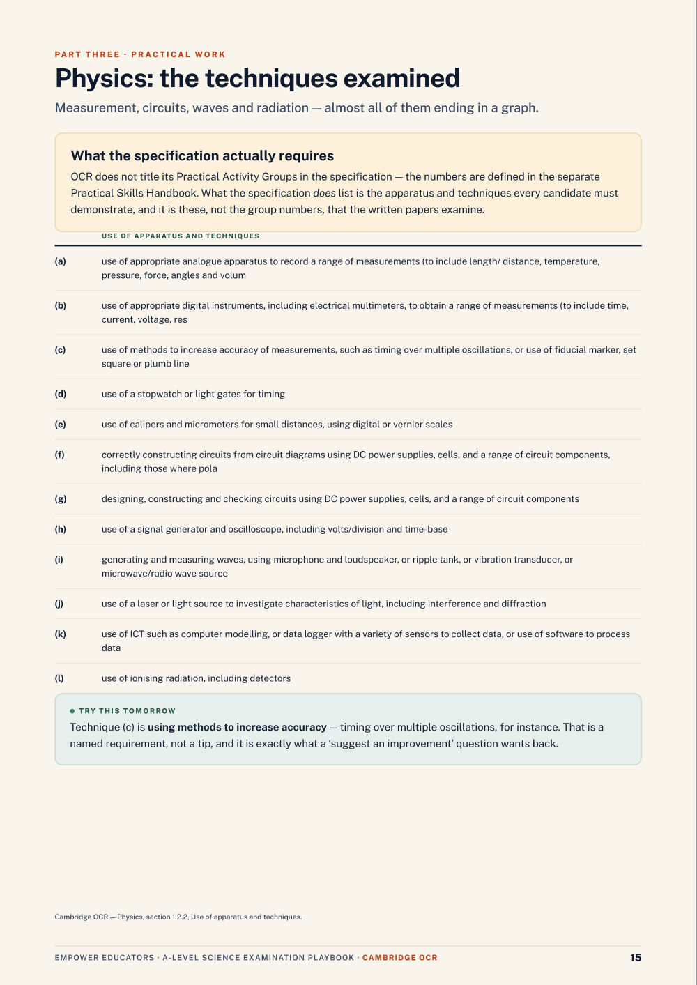 Page 15 of A Level Science — OCR