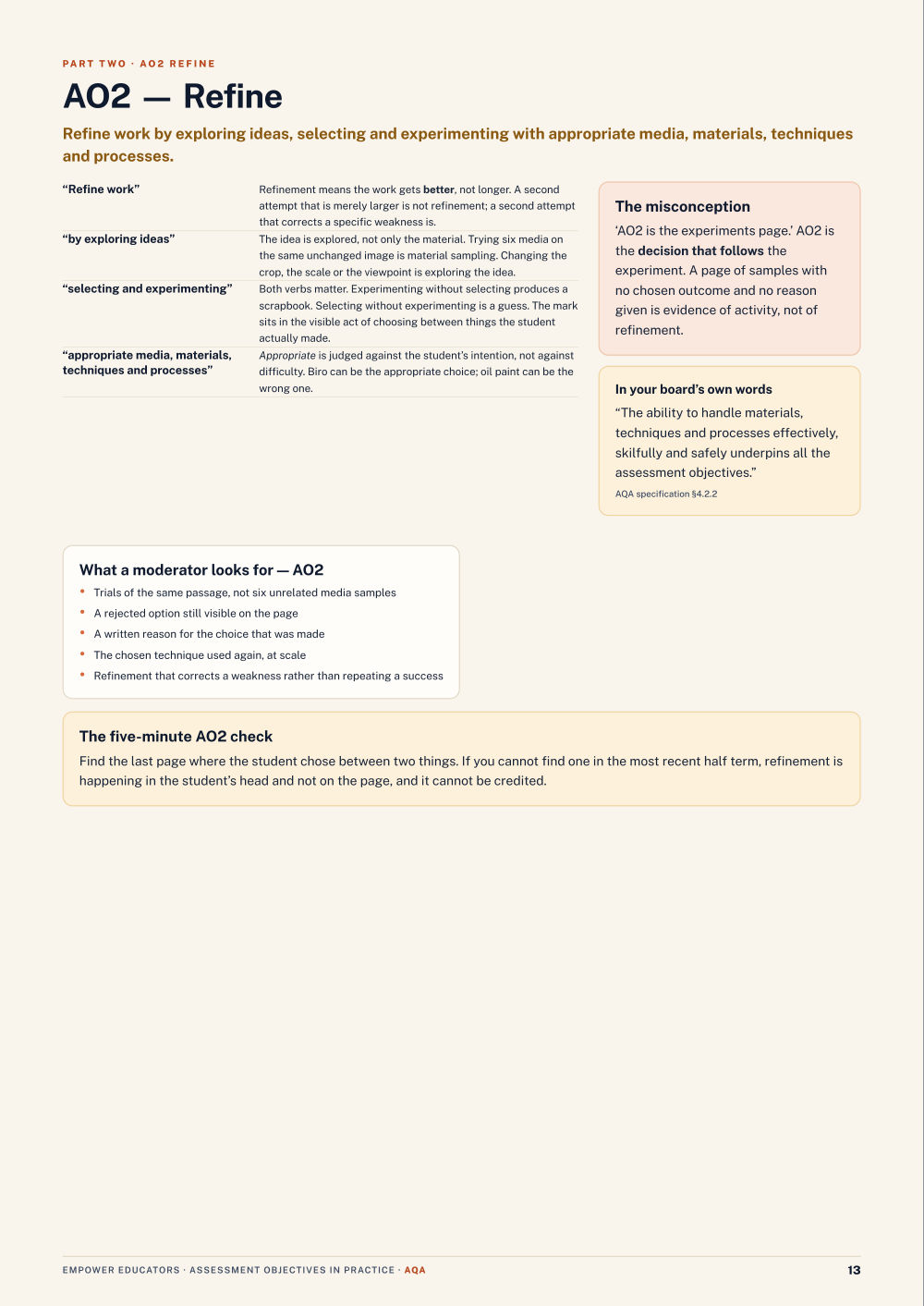 Page 13 of GCSE Art & Design — AQA