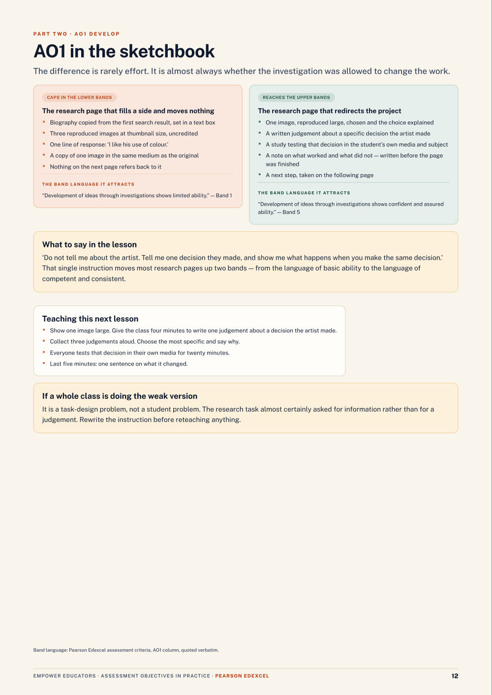 Page 12 of GCSE Art & Design — Pearson Edexcel