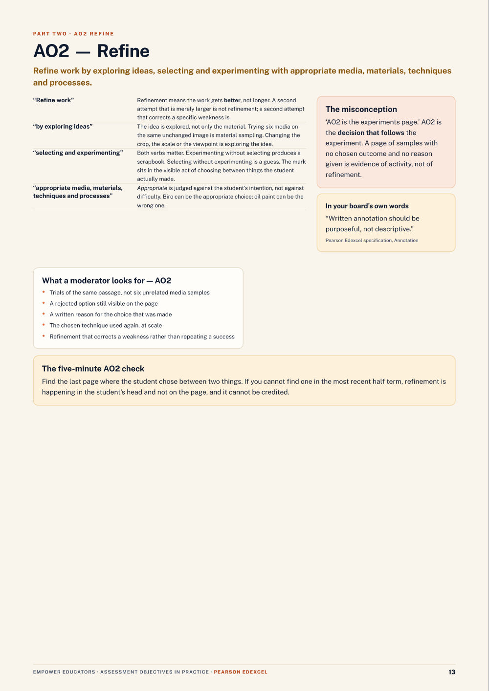 Page 13 of GCSE Art & Design — Pearson Edexcel