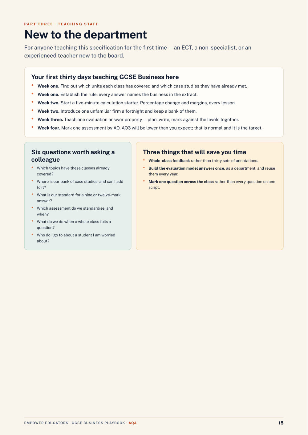 Page 15 of GCSE Business — AQA