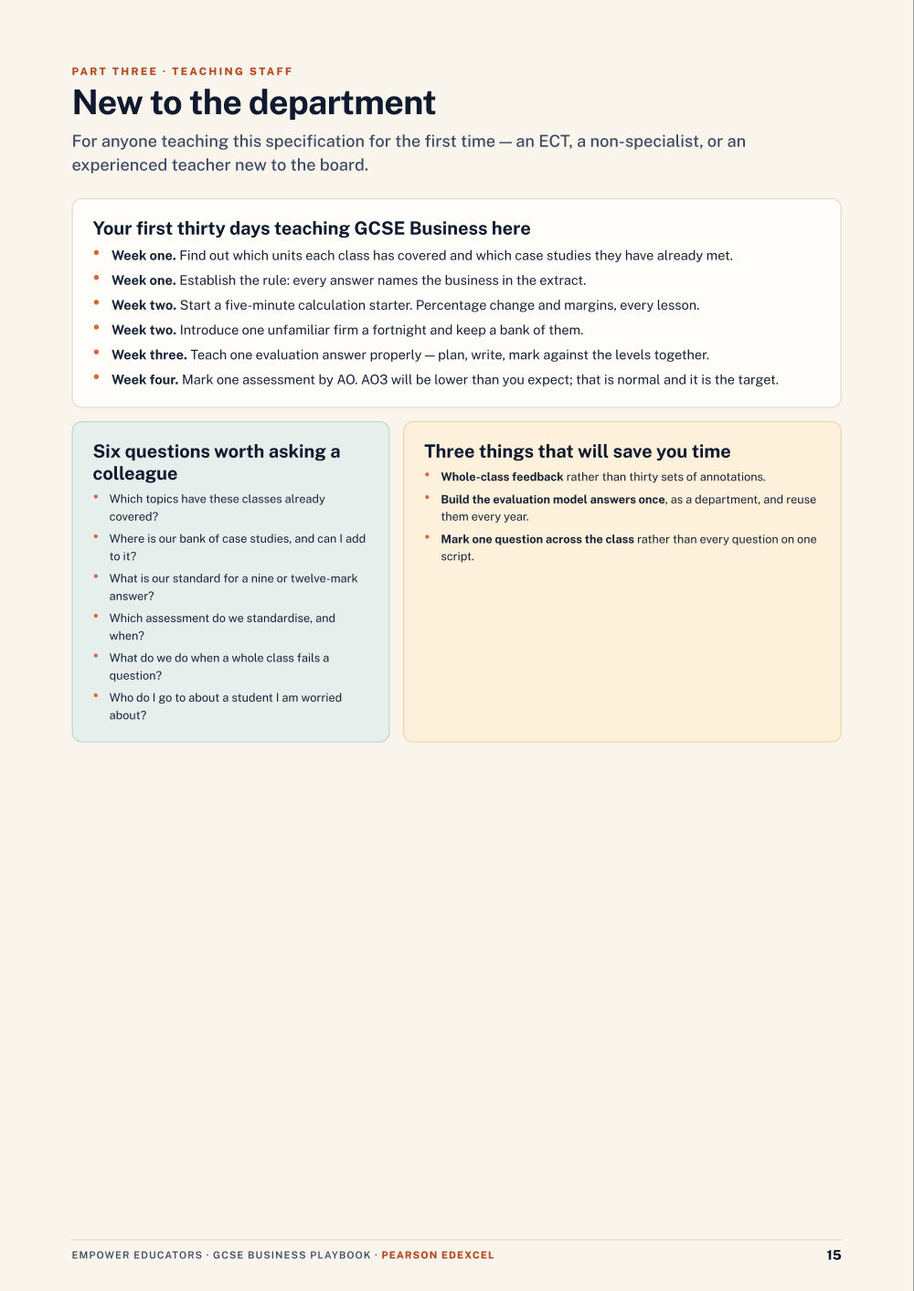 Page 15 of GCSE Business — Pearson Edexcel