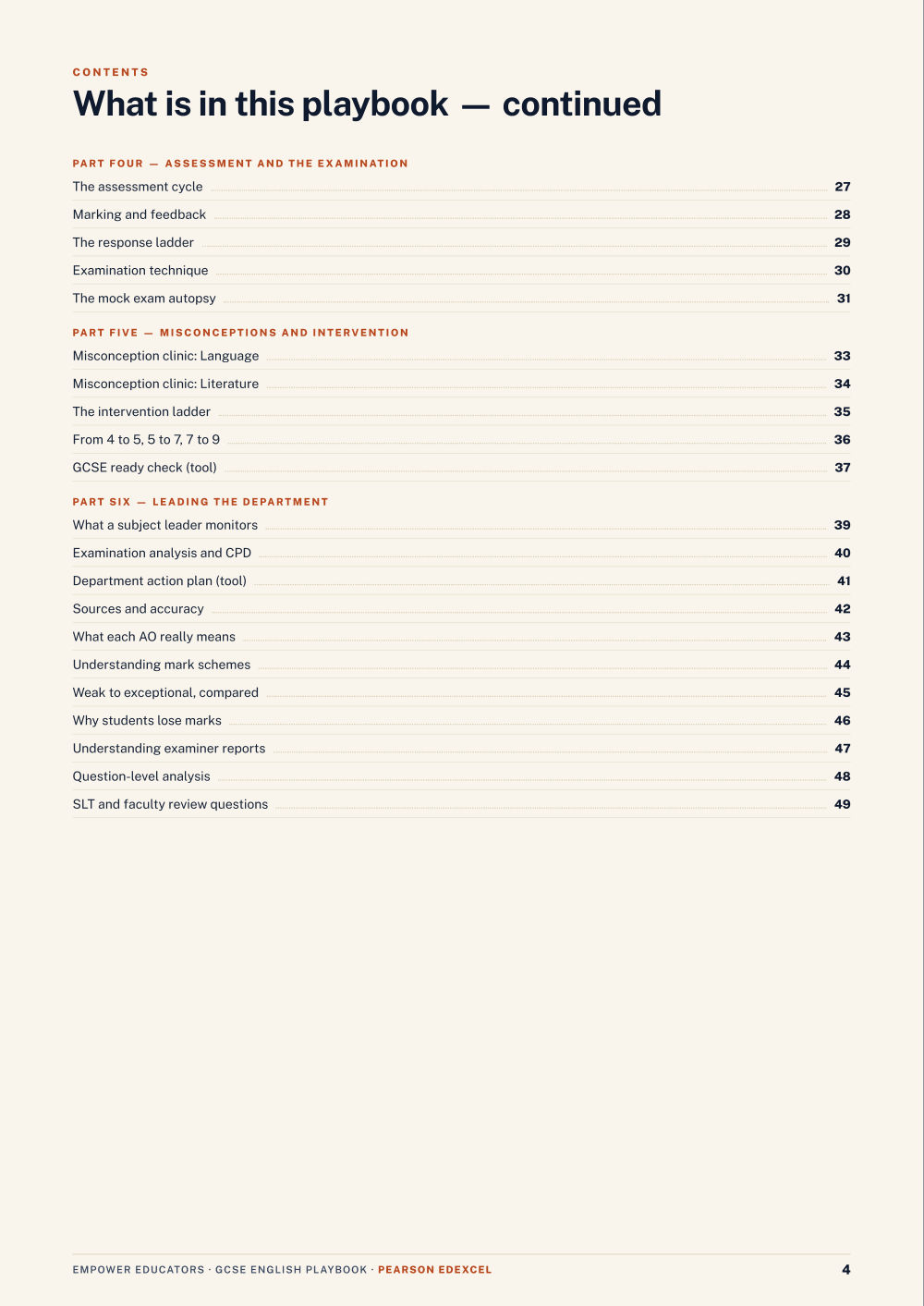 Page 4 of GCSE English — Pearson Edexcel