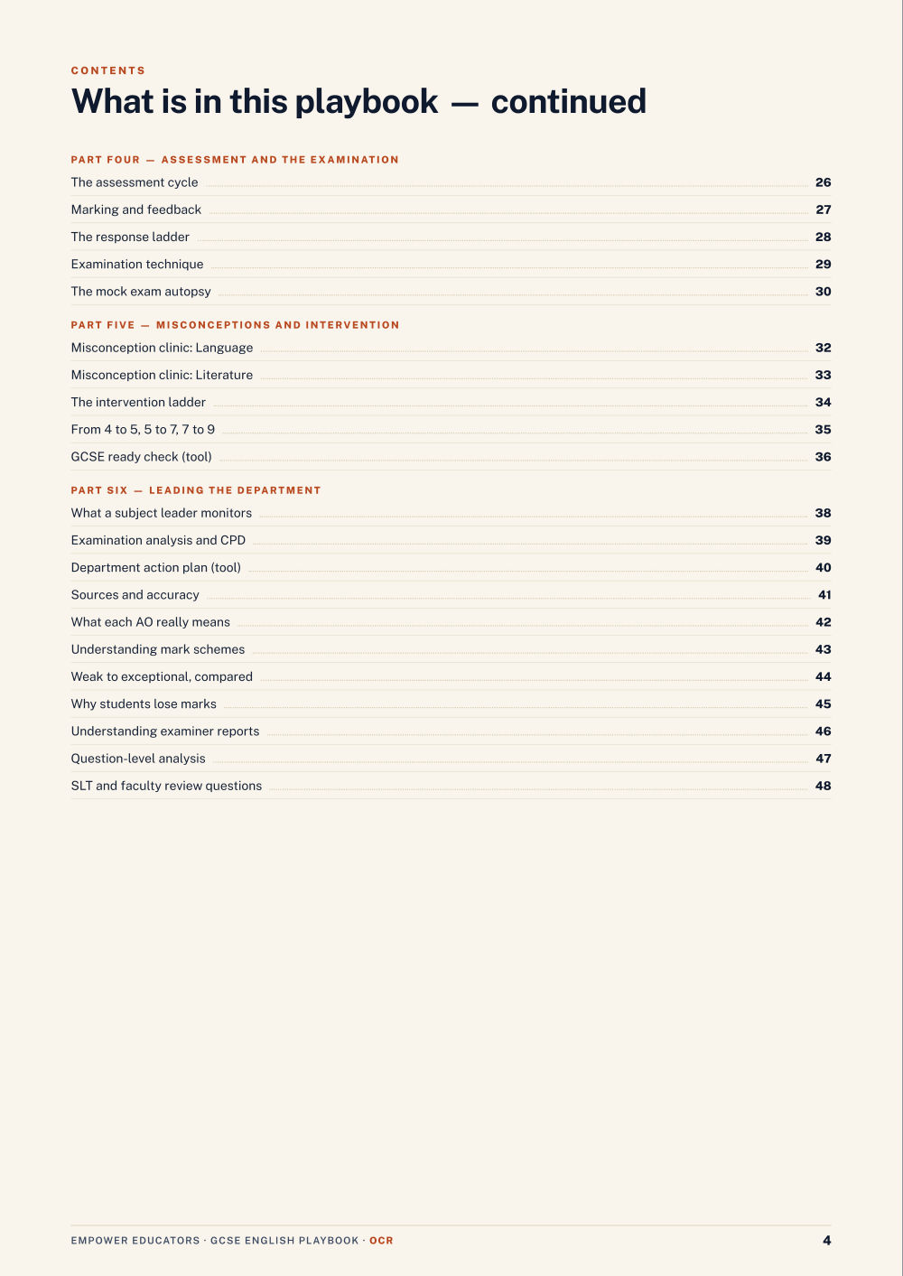 Page 4 of GCSE English — OCR