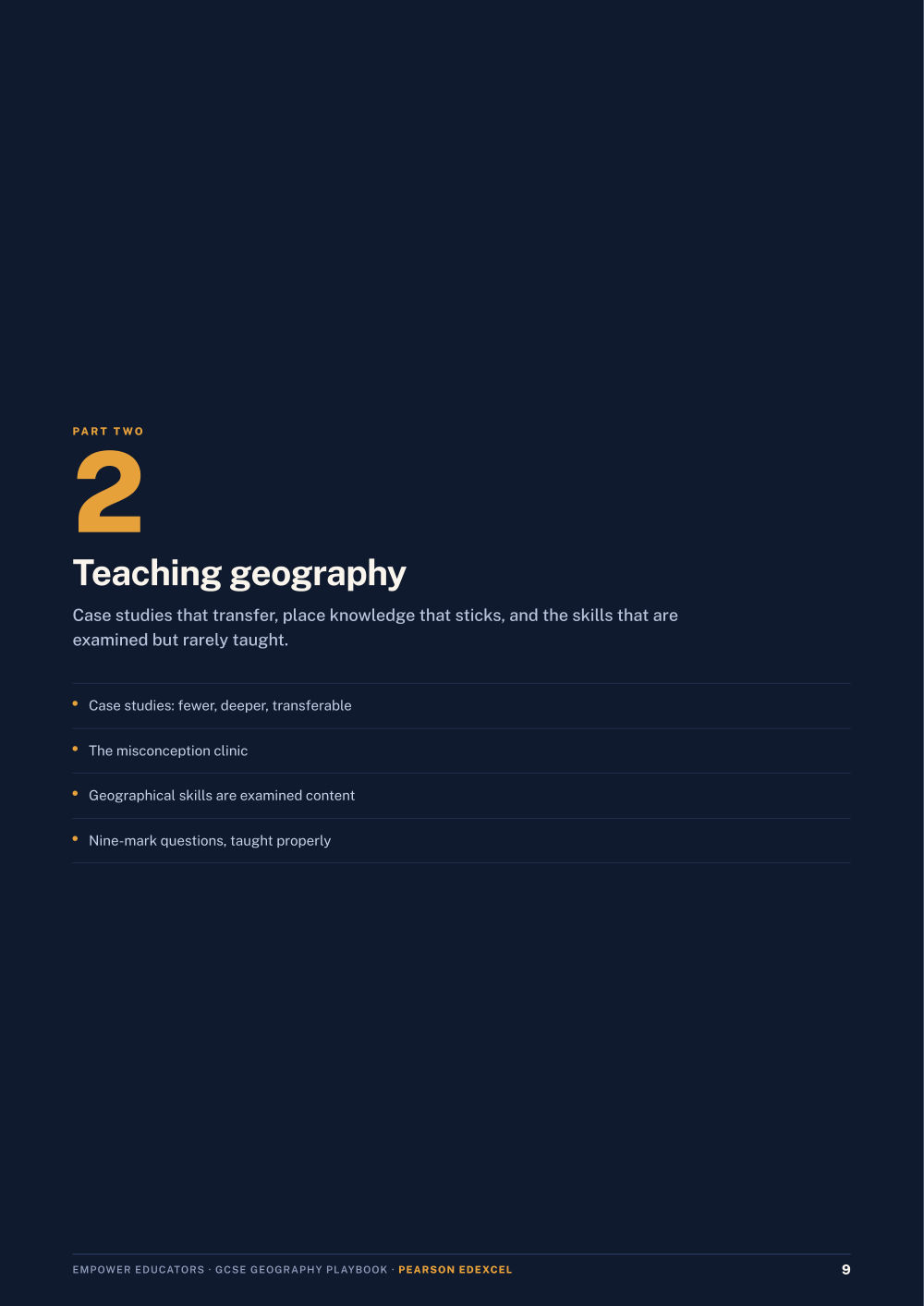 Page 9 of GCSE Geography — Pearson Edexcel
