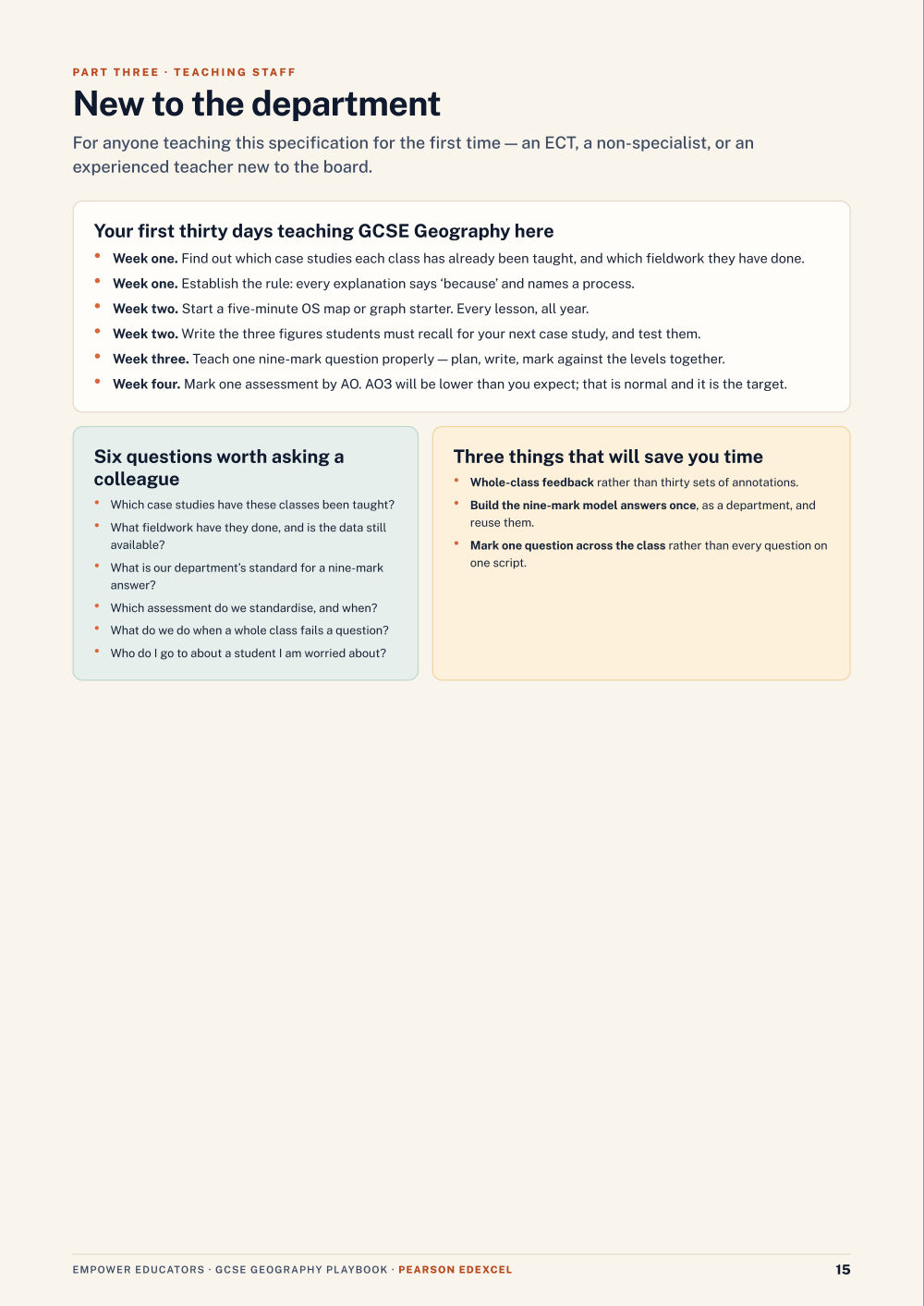 Page 15 of GCSE Geography — Pearson Edexcel