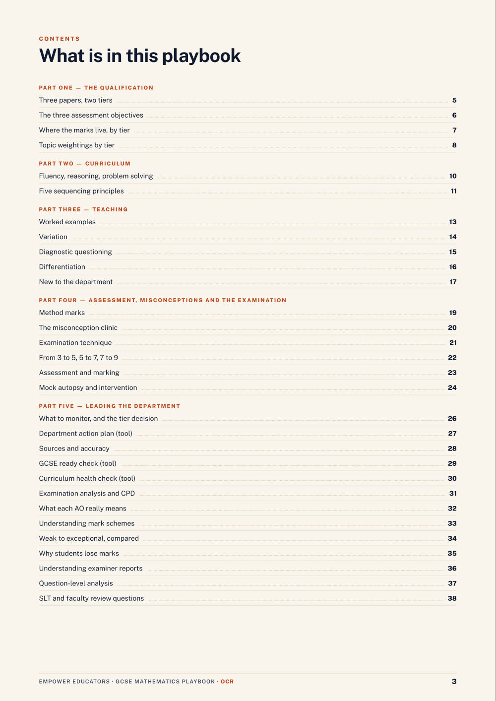 Page 3 of GCSE Mathematics — OCR