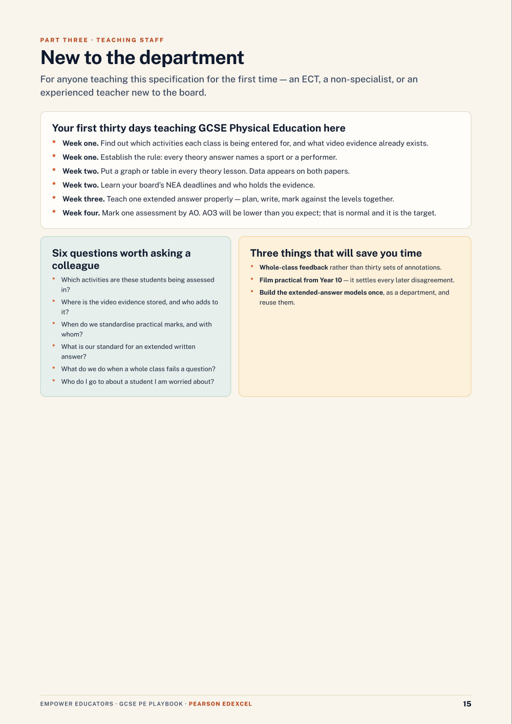 Page 15 of GCSE Physical Education — Pearson Edexcel