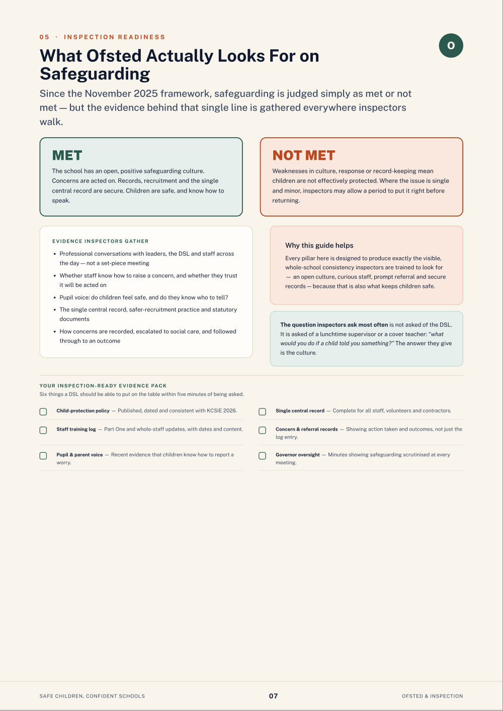 Page 7 of Safe Children, Confident Schools