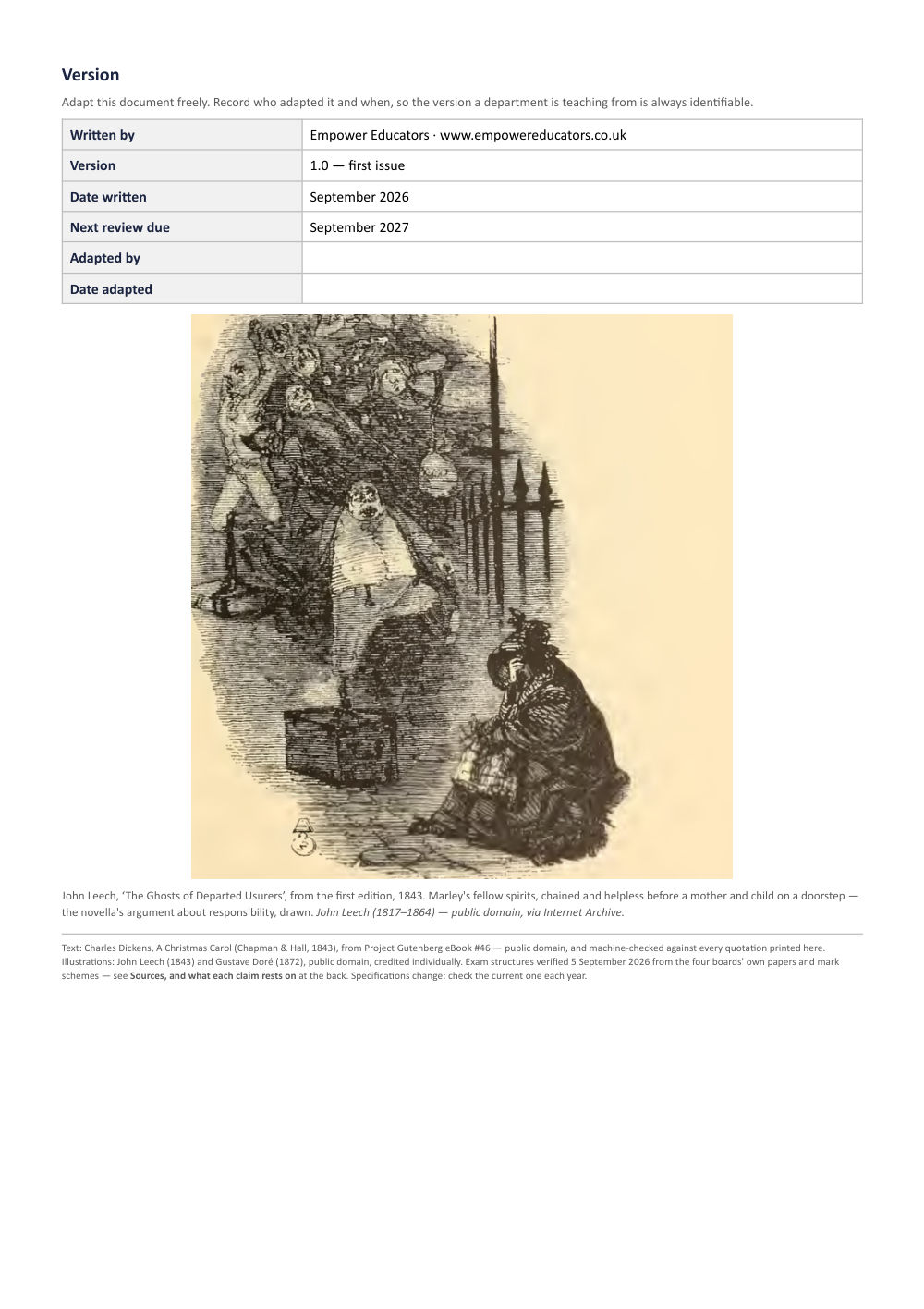 Page 3 of A Christmas Carol: The Complete Teacher Pack