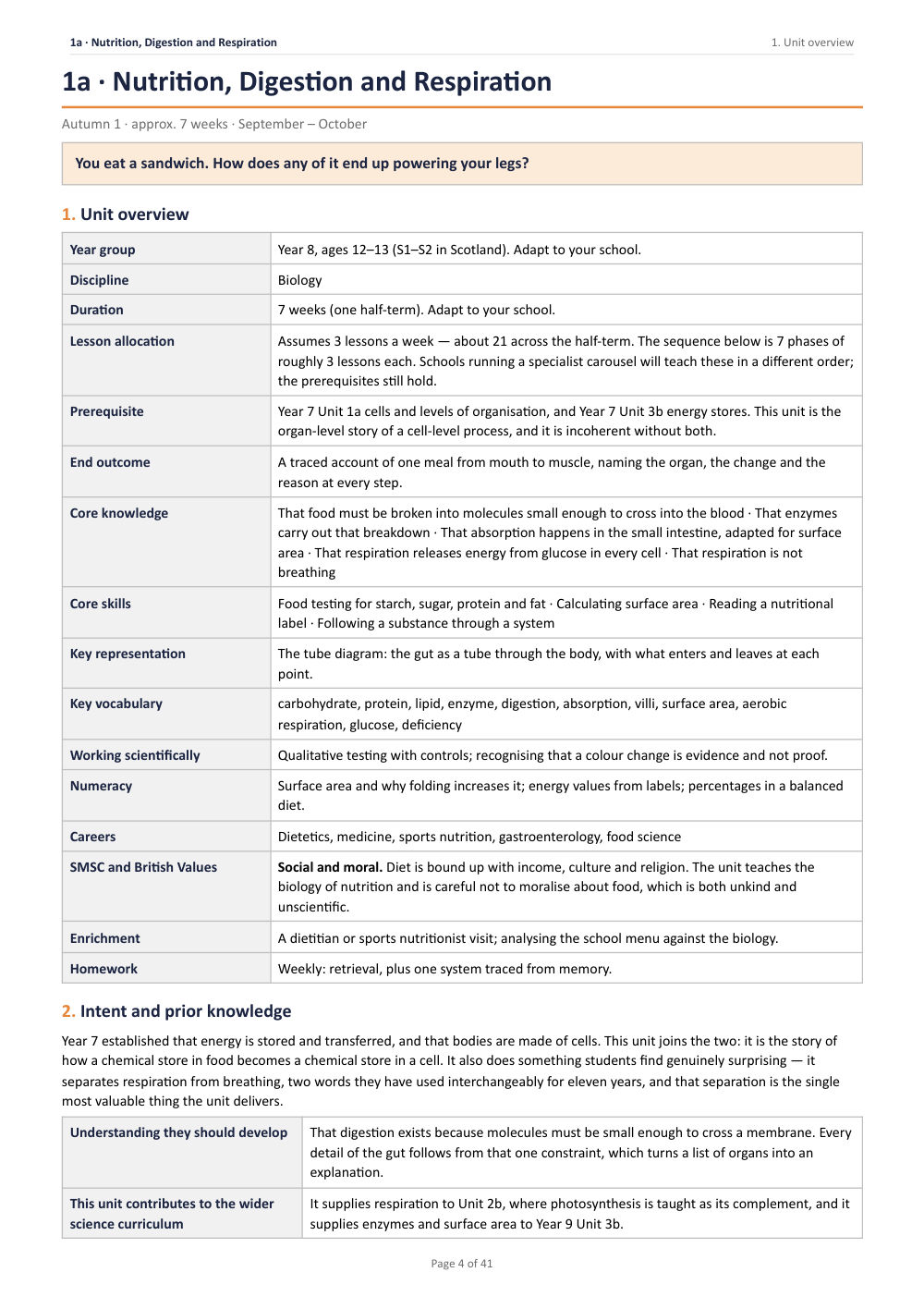 Page 4 of Year 8 Science